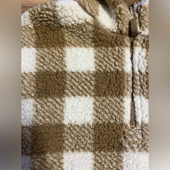 LA grown - Sherpa , half zipped , hoodie, size small - Picture 3 of 4